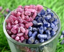 Lote de 200 quilates de pedras preciosas soltas cruas rubi e safira azul grau superior 100,00% natural comprar usado  Enviando para Brazil