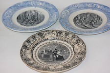 Assiettes parlantes gien d'occasion  Bordeaux-