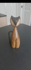 Carved wooden cat for sale  TELFORD