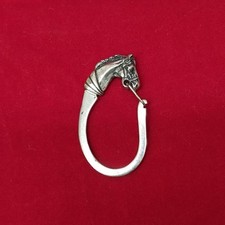 Portachiavi argento anello usato  Forli
