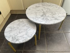 Marble effect white for sale  SOUTHAMPTON