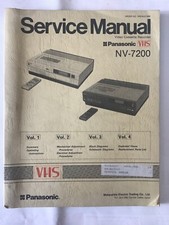 Usado, PANASONIC VHS VIDEORECORDER NV 7200 SERVICE MANUAL KOMPLETT SCHALTBILDER ETC. comprar usado  Enviando para Brazil