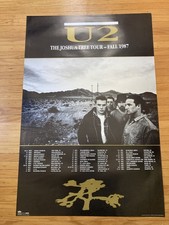 POSTER RARO VINTAGE 1987 U2 THE JOSHUA TREE TOUR 24X36 Winterland Productions comprar usado  Enviando para Brazil