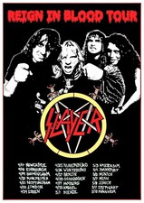 Slayer concert poster for sale  New Oxford