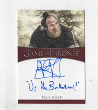 Paul kaye autograph for sale  Aurora
