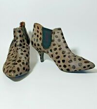 Botas de tornozelo Pour La Toire Anabella couro cabelo de pônei 2,5" salto agulha tamanho 9,5 , usado comprar usado  Enviando para Brazil