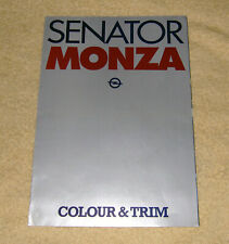 Opel monza senator for sale  UK
