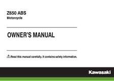 Kawasaki owners manual for sale  Lexington