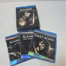 Rambo Trilogy (Blu-ray Disc, 2008, 3-Disc Set) Used First Blood, Part 2, 3, usado comprar usado  Enviando para Brazil