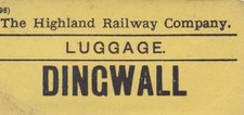 Highland railway luggage for sale  WATFORD