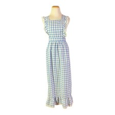 Vintage gingham pinafore for sale  Floral
