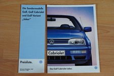 Prospekt volkswagen golf gebraucht kaufen  Neumarkt i.d.OPf.