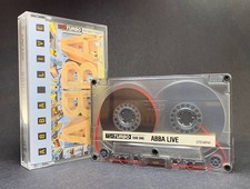 ABBA LIVE Vintage Cassette ADEHC 830 **SCARCE NETHERLANDS ISSUE 1986** NEAR MINT comprar usado  Enviando para Brazil