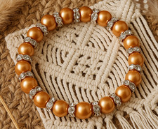 Pulseira de pérolas deslumbrante ouro elástico prata brilhante para contas femininas comprar usado Pulseira de pérolas deslumbrante ouro elástico prata brilhante para contas femininas comprar usado  Enviando para Brazil