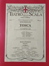 Tosca locandina collezione usato  Italia