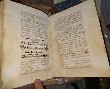 Manoscritto antico epoca usato  Napoli