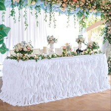 White table skirt for sale  Diberville