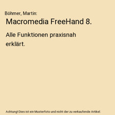 Macromedia freehand funktionen gebraucht kaufen  Trebbin