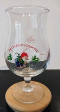 Brasserie D'Achouffe 25cl copo de tulipa com logotipo de gnomo cerveja Bélgica 6" comprar usado  Enviando para Brazil