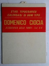Calendario perpetuo cartonato usato  Foggia