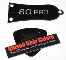 Capa de haste de treliça Epiphone SG Pro preta 2 dobras sino peças de guitarra projeto especial T comprar usado  Enviando para Brazil