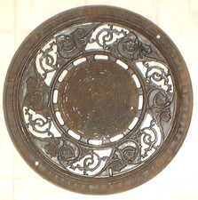 Antigo Adams Co. Dubuque, Iowa 3 peças Grelha de piso de ferro fundido para colarinho de cachimbo de fogão comprar usado Antigo Adams Co. Dubuque, Iowa 3 peças Grelha de piso de ferro fundido para colarinho de cachimbo de fogão comprar usado  Enviando para Brazil