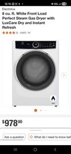 Electrolux gas dryer for sale Electrolux gas dryer for sale  Greenville