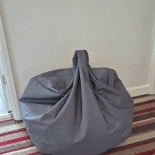 Grey bean bag for sale  CREWE