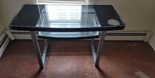 Black glass desk for sale  Trenton