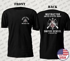 VENDA! Camiseta escolar sniper instrutor exército estados unidos tamanho P-5XL personalizada comprar usado  Enviando para Brazil