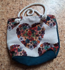 Floral bestickte einkaufstasch gebraucht kaufen  Roth