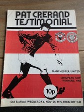 Pat crerand testimonial for sale  DUNBAR