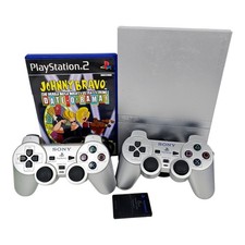 Console fino prata Sony Playstation 2 PS2 + controle - Testado e funcionando comprar usado  Enviando para Brazil