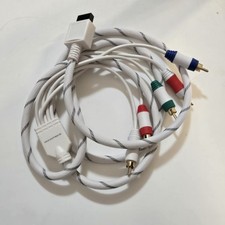 Cabo AV componente Nintendo Wii alta definição monopreço trançado branco comprar usado  Enviando para Brazil