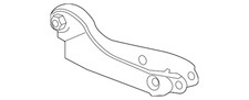 Genuine Nissan Quest Passenger Right Rear Lateral Arm 551A0-1JA0B comprar usado  Enviando para Brazil