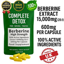 Suplemento 100% natural de berberina de alta resistência – açúcar no sangue e controle de peso comprar usado  Enviando para Brazil