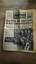 daily sketch newspaper for sale  CHICHESTER