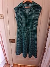 Vintage green polka for sale  DUNDEE