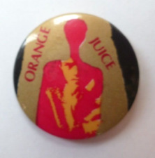 Orange Juice, 1970s/80s Original Pin Badge Scottish Post Punk #2 comprar usado  Enviando para Brazil