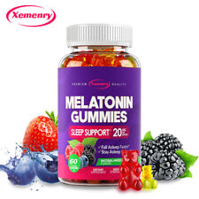 Gomitas de melatonina 20 mg - Ayuda para dormir nocturno, mejorar la calidad del sueño, relajarse y calmar, usado segunda mano  Embacar hacia Argentina