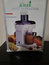 Extrator de suco Nutri espremedor com jarro bacia de polpa novo comprar usado  Enviando para Brazil