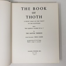 The Book of Thoth by The Master Therion (Aleister Crowley, 1st Ed/2nd Pr, 1971) comprar usado  Enviando para Brazil