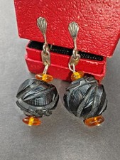 Carved whitby jet for sale  UK
