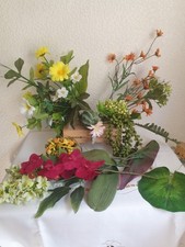 Seidenblumen blüten kerzenrin gebraucht kaufen  Hille