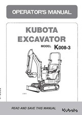 K008 excavator operator d'occasion  Expédié en Belgium