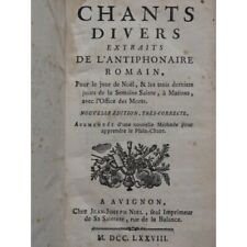 Chants antiphonaire romain d'occasion  Blois