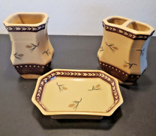 Ceramic bathroom accessories for sale  Bixby
