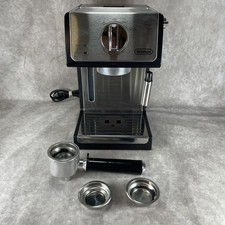 Máquina de café expresso cappuccino bomba 15 barras DeLonghi ECP3420 preto e prata comprar usado Máquina de café expresso cappuccino bomba 15 barras DeLonghi ECP3420 preto e prata comprar usado  Enviando para Brazil