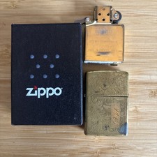 Zippo brass lighter for sale  NEWCASTLE UPON TYNE