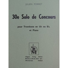Trombone para piano Porret Julien 28e Solo De Concours 1964 comprar usado  Enviando para Brazil